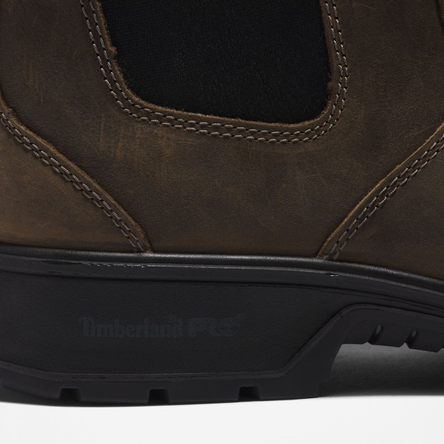 Nashoba Casual Composite Toe Work Boot Timberland Ireland Turkish Coffee Full-Grain Leather