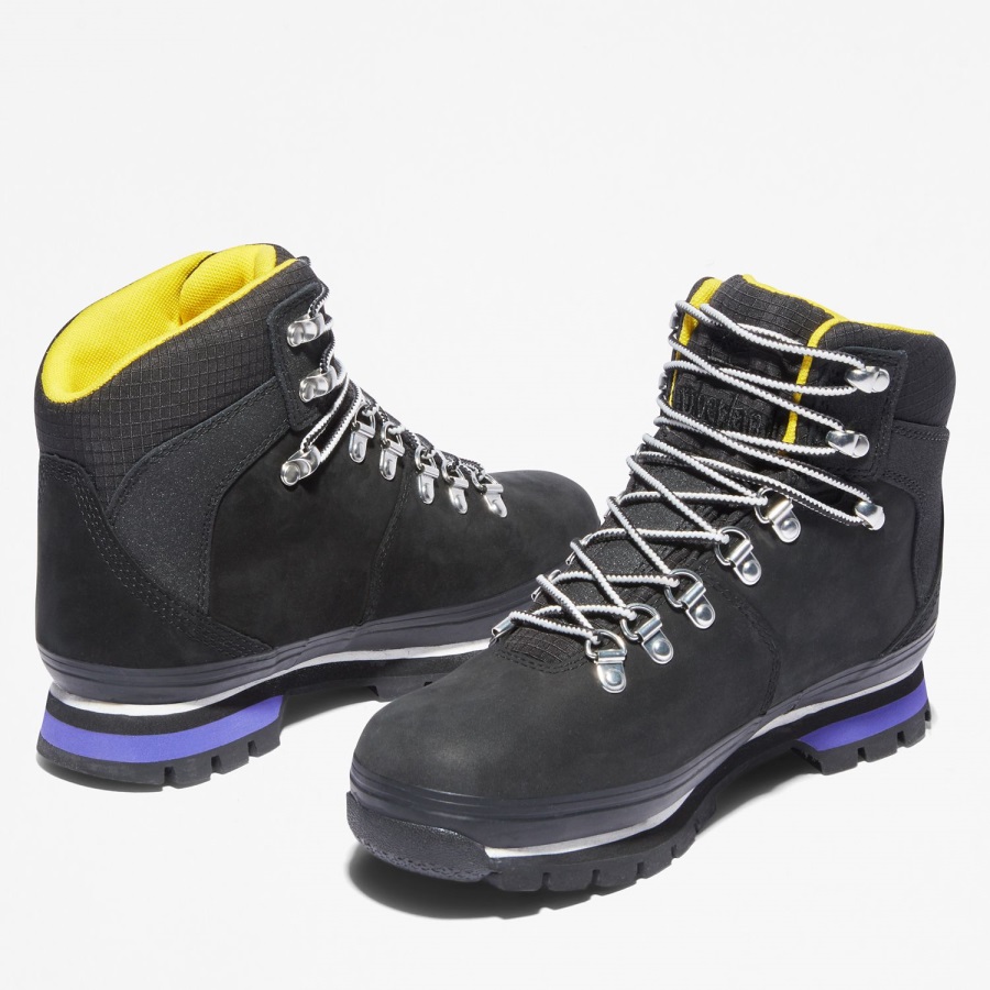 Nubuck/Yellow Timberland Ireland Women's Euro Hiker Waterproof Hiking Boots