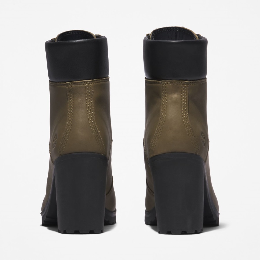 Olive Full-Grain Women's Allington Lace-Up 6-Inch Boots Timberland Ireland