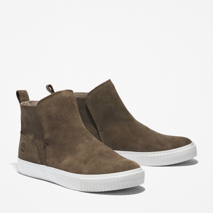 Olive Suede Women's Skyla Bay Chelsea Boots Timberland Ireland