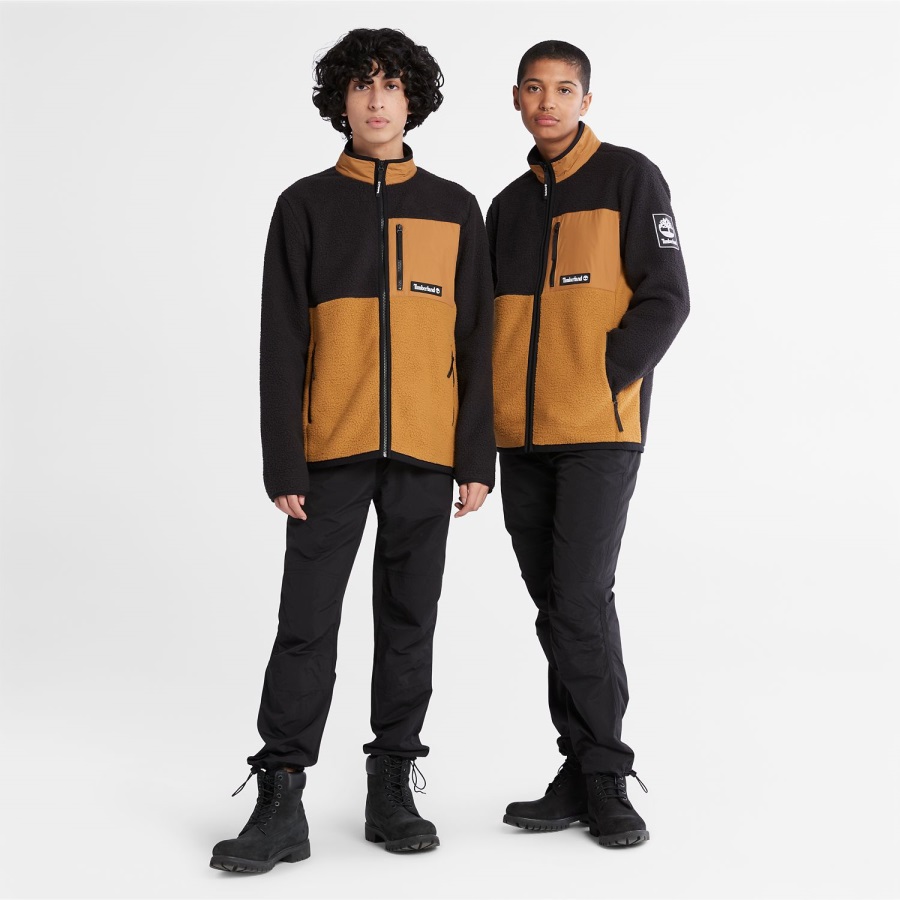 Outdoor Archive High-Pile Fleece Jacket Timberland Ireland Wheat/Black