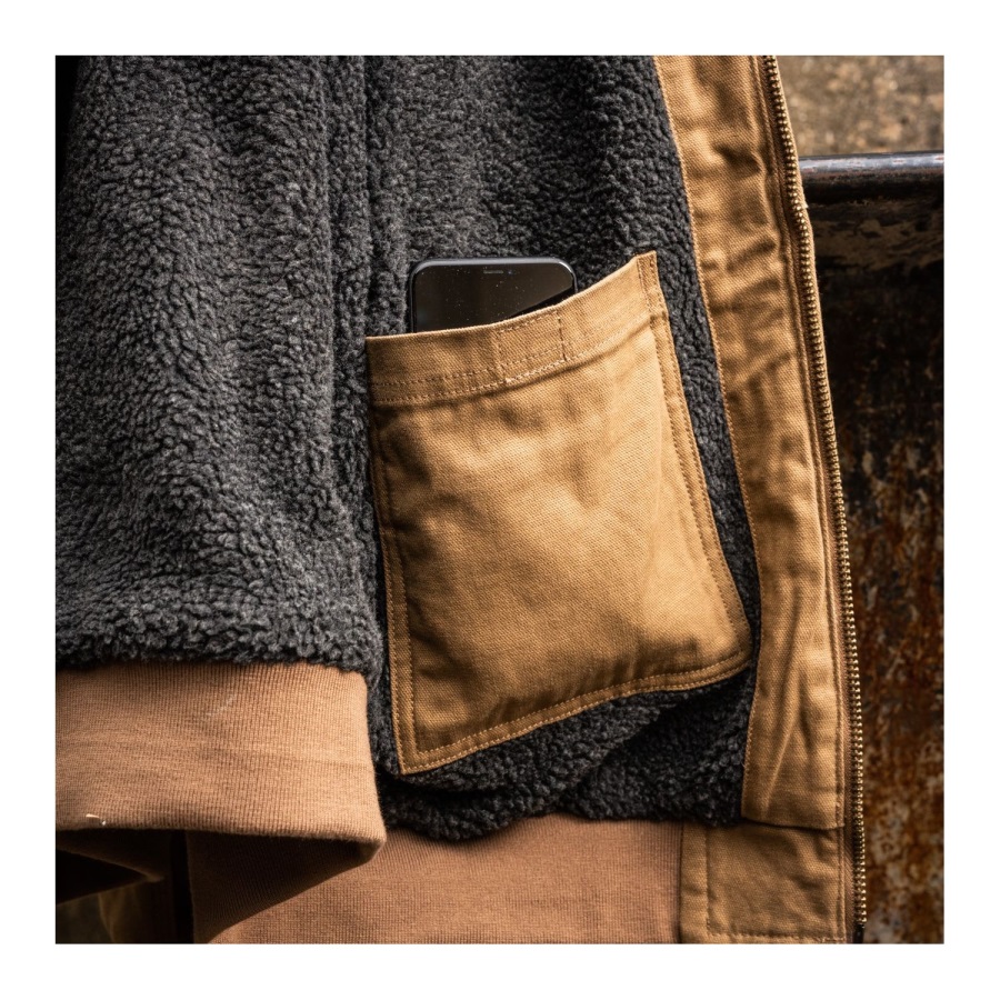 Pewter Timberland Ireland Men's Gritman Lined Hooded Canvas Jacket