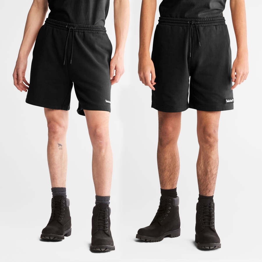 Relaxed-Fit Sweatshorts Black Timberland Ireland