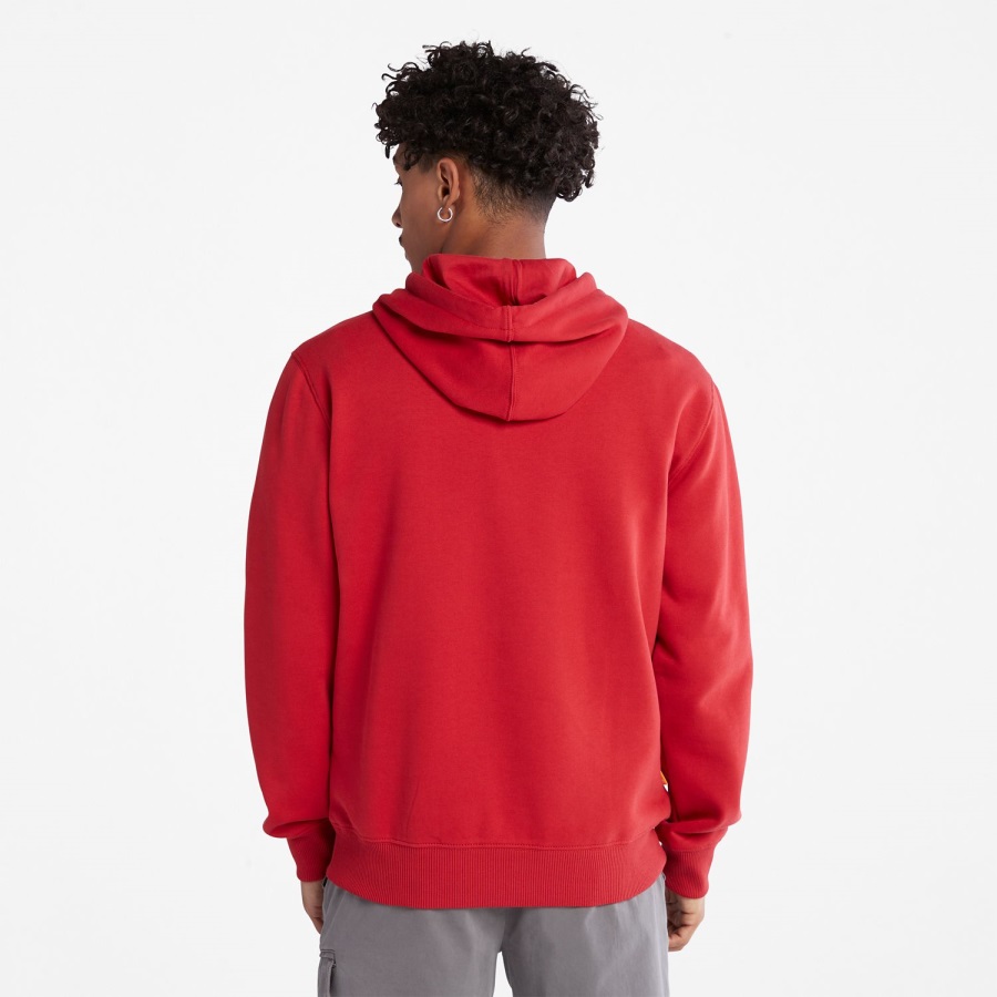 Scarlet/Black Tree-Logo Hoodie Timberland Ireland