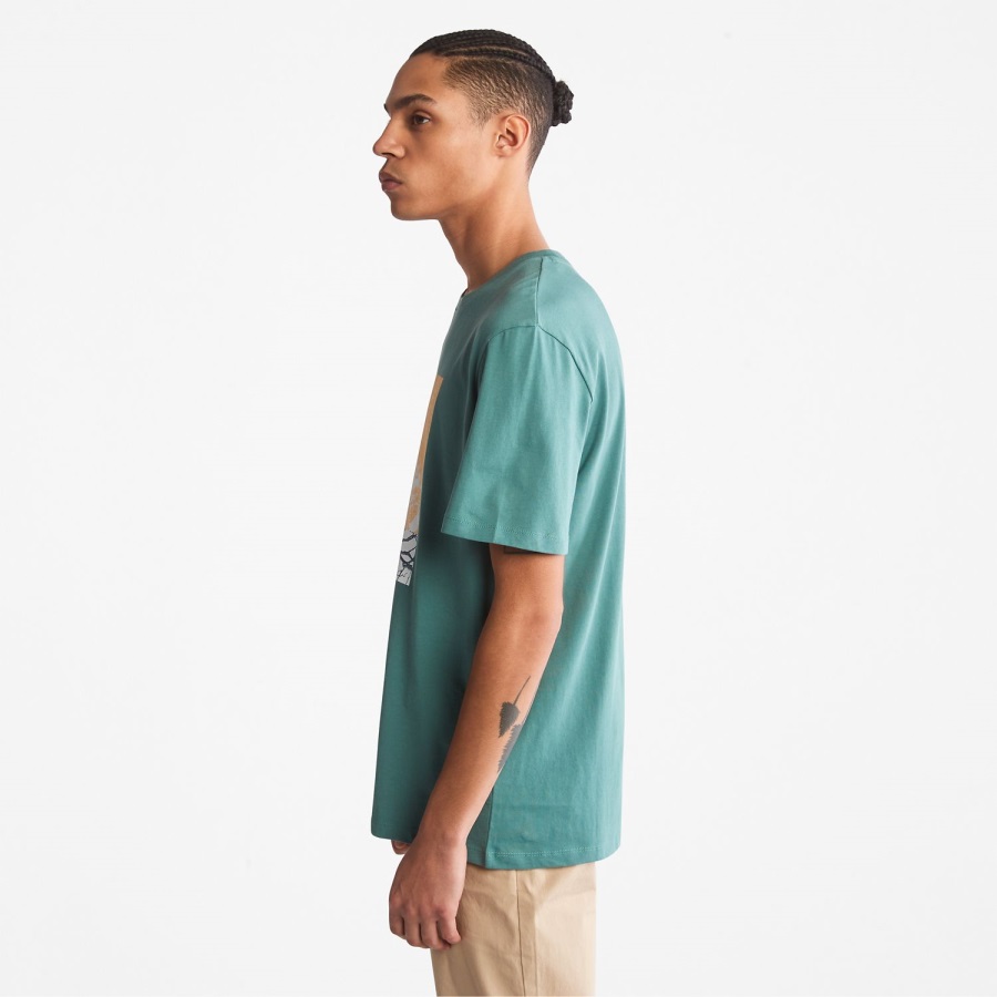 Sea Pine Timberland Ireland Men's Nature Needs Heroes Front-Graphic T-Shirt