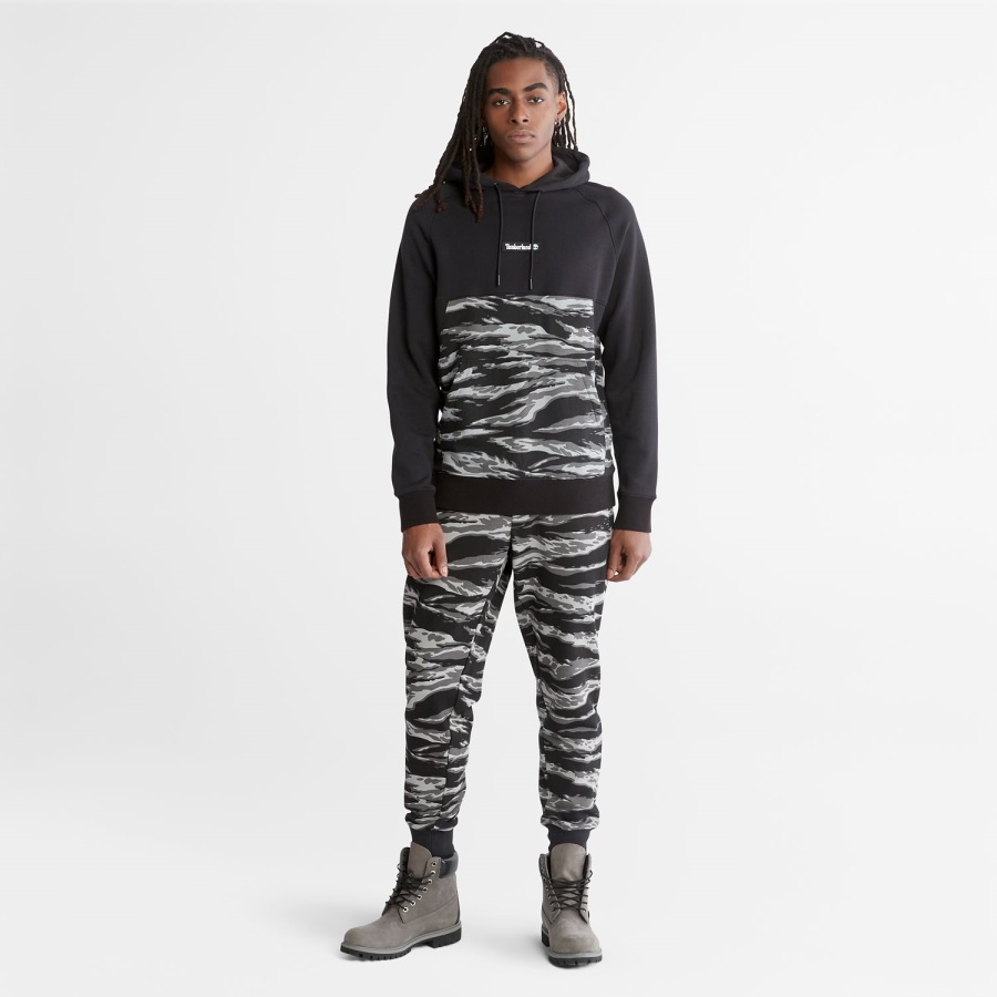 Tiger Camo Timberland Ireland Men's White Tiger Camo-Print Hoodie
