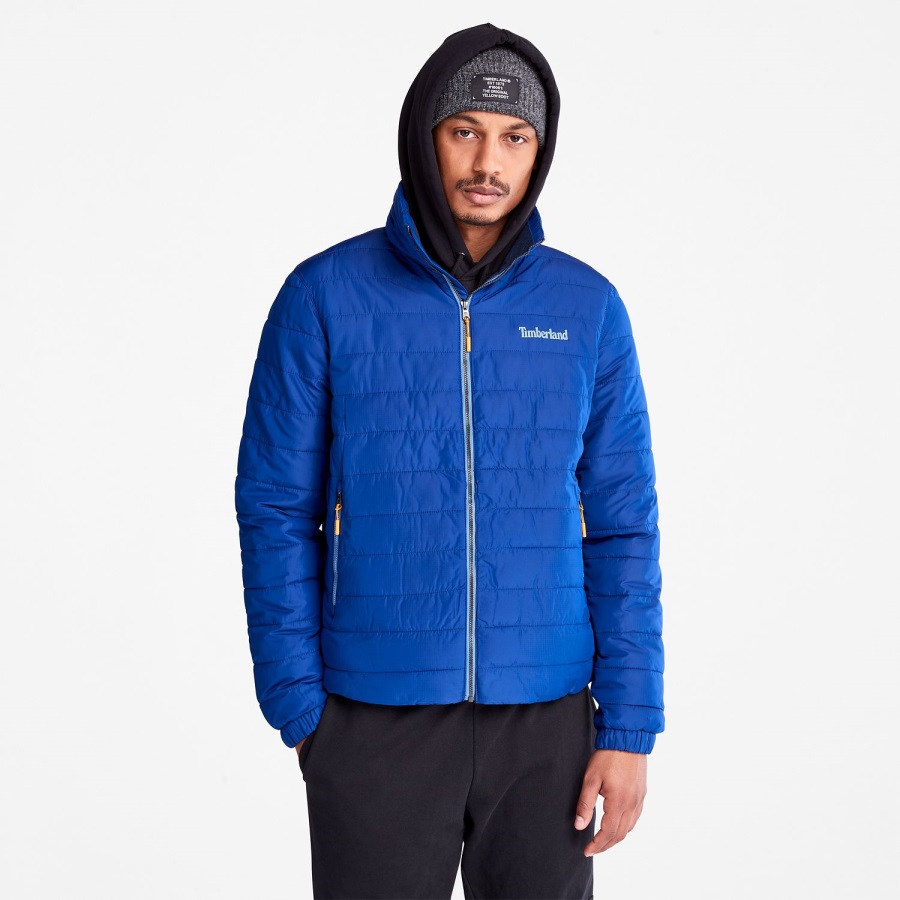 Timberland Ireland Bellwether Blue Men's Axis Peak Water-Repellent Jacket