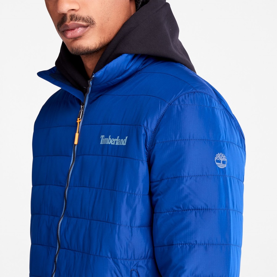 Timberland Ireland Bellwether Blue Men's Axis Peak Water-Repellent Jacket