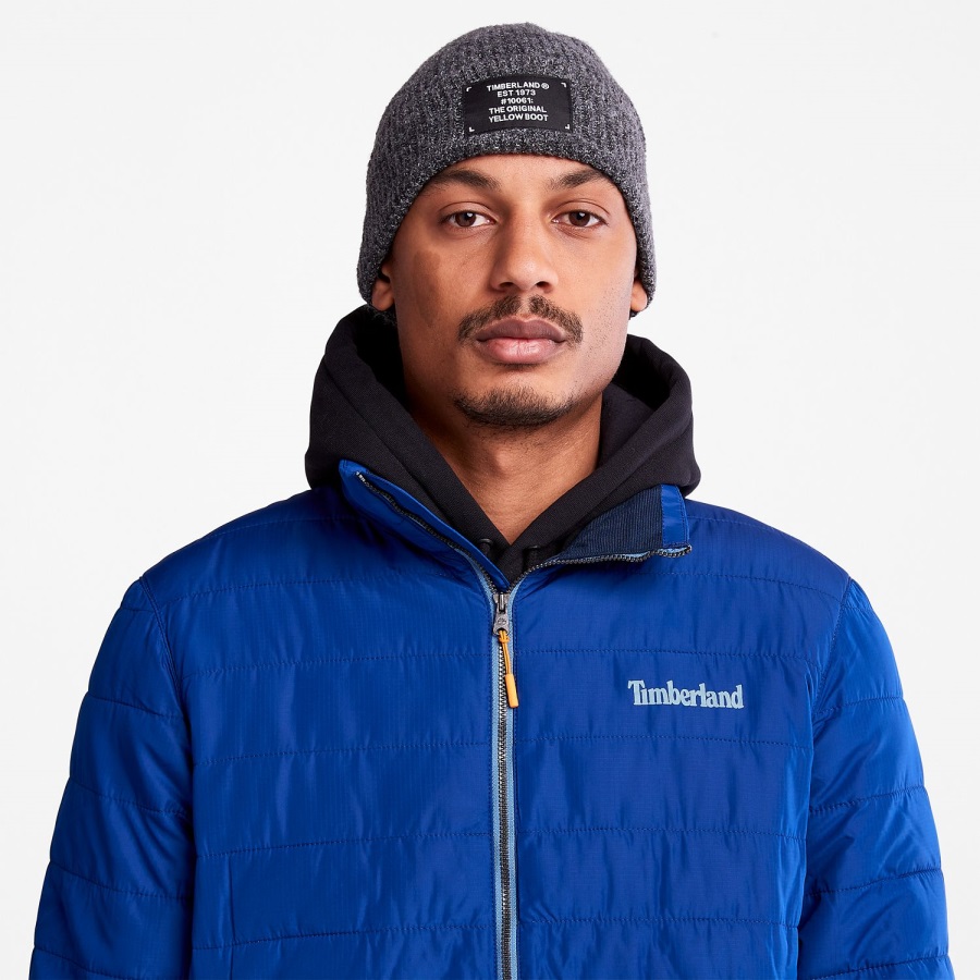 Timberland Ireland Bellwether Blue Men's Axis Peak Water-Repellent Jacket