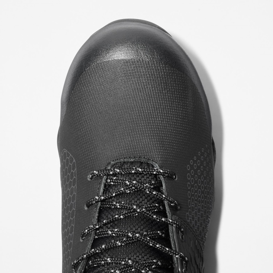 Timberland Ireland Black Ever-Guard Leather Men's Ridgework Composite Toe Waterproof Work Boot