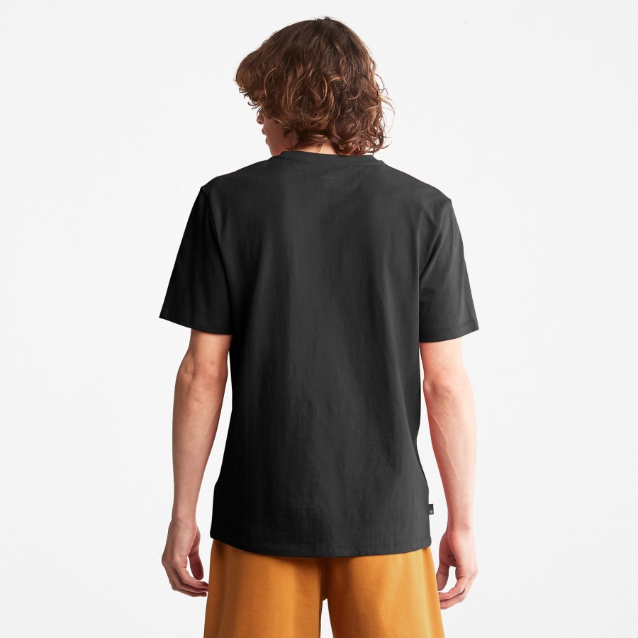 Timberland Ireland Black Heavyweight Logo T-Shirt