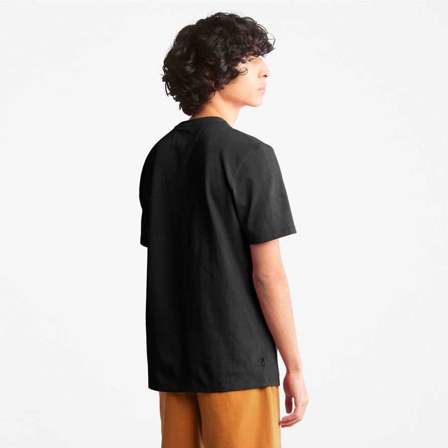 Timberland Ireland Black Heavyweight Logo T-Shirt