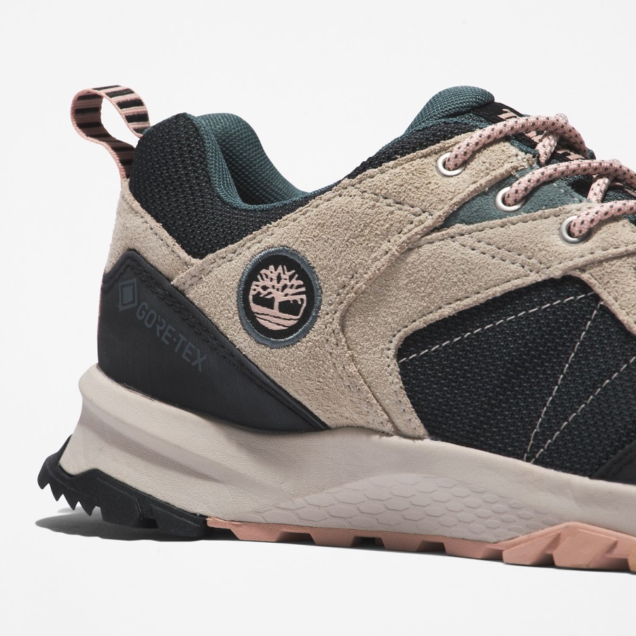 Timberland Ireland Black Mesh/Beige Women's Lincoln Peak Waterproof Hiking Shoes