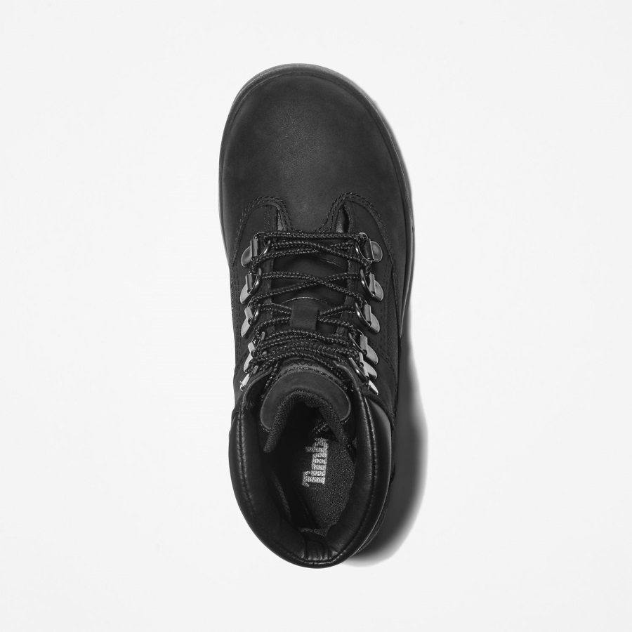 Timberland Ireland Black Nubuck Junior 6-Inch Field Boots