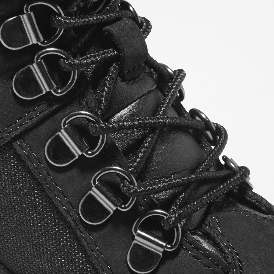 Timberland Ireland Black Nubuck Junior 6-Inch Field Boots