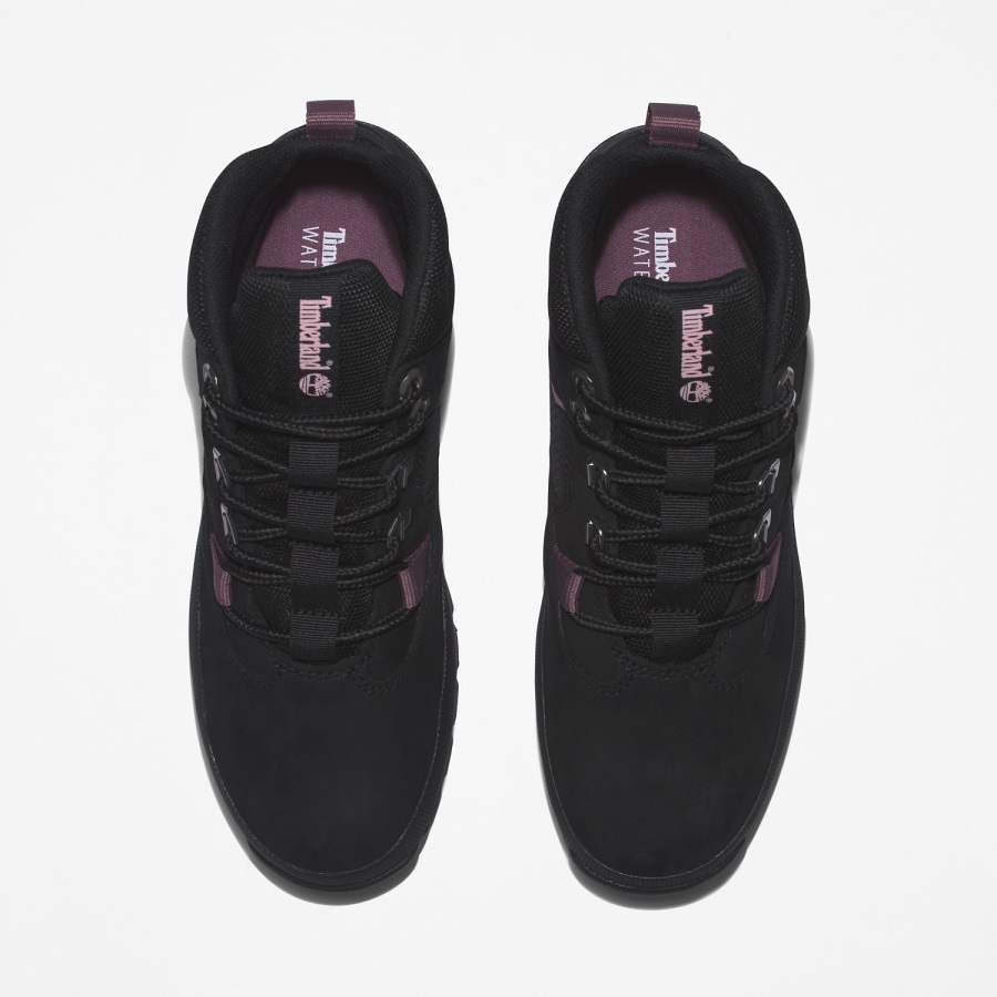 Timberland Ireland Black Nubuck Women's Euro Hiker Waterproof Hiking Boots