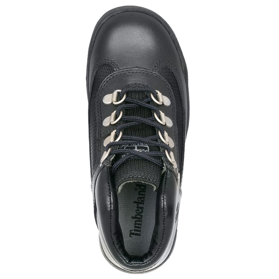 Timberland Ireland Black Smooth Youth Field Boots