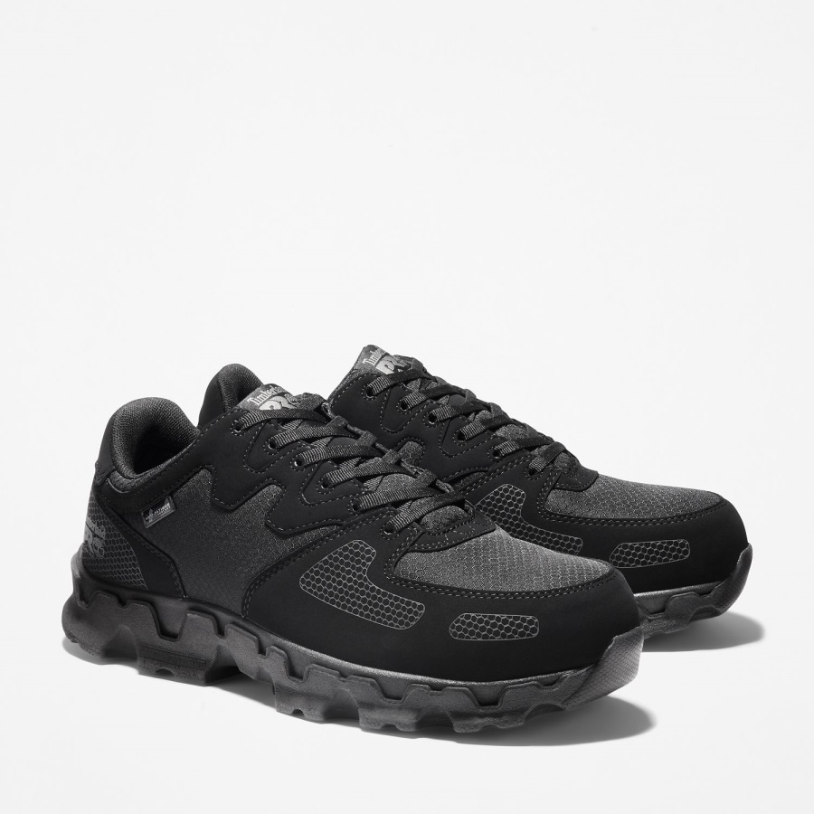 Timberland Ireland Black Synthetic/Nylon Men's Pro Powertrain Alloy Toe Work Sneaker