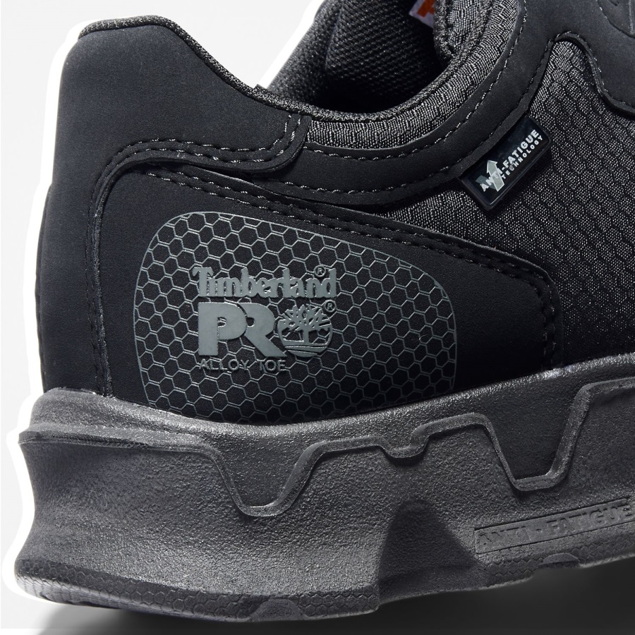 Timberland Ireland Black Synthetic/Nylon Men's Pro Powertrain Alloy Toe Work Sneaker