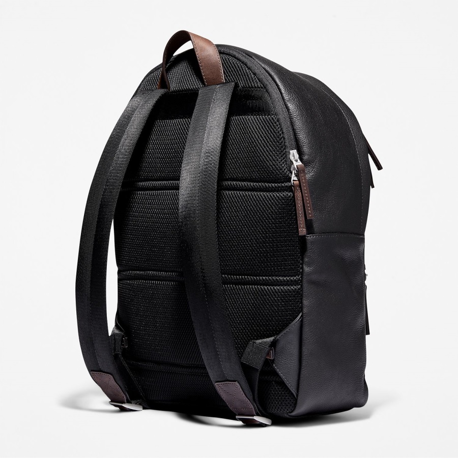 Timberland Ireland Black Tuckerman 22-Liter Leather Backpack