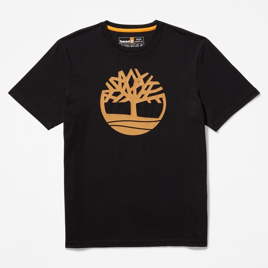 Timberland Ireland Black/Wheat Men's Kennebec River Tree-Logo Tee