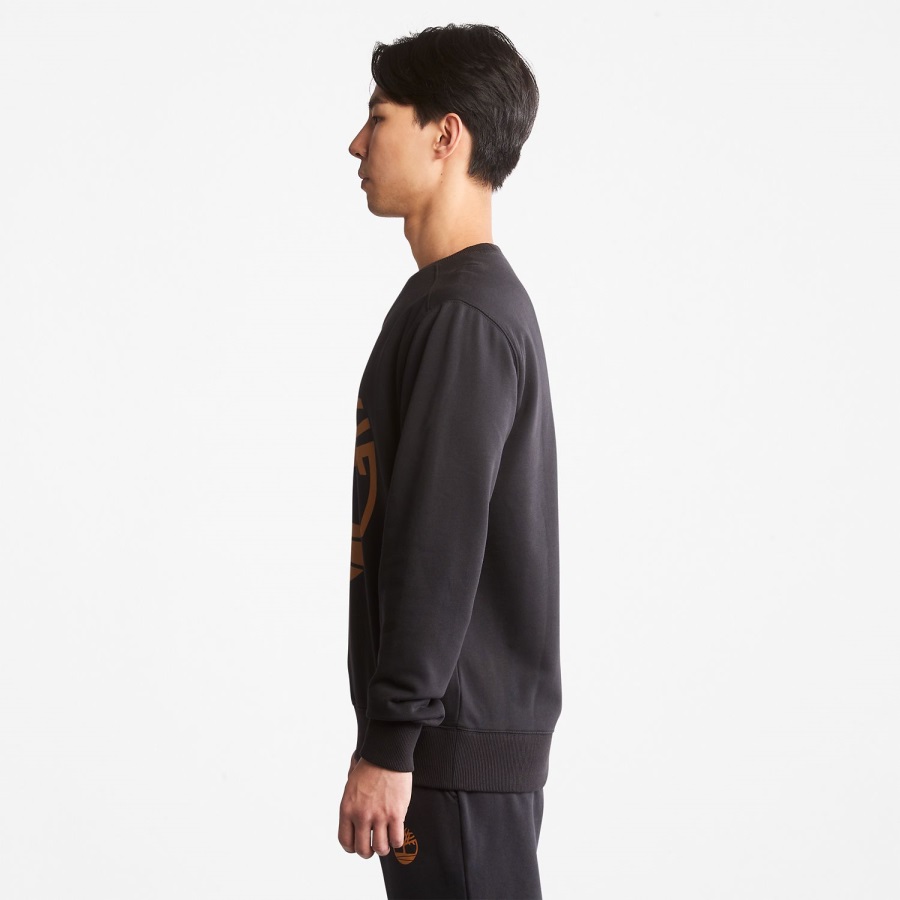 Timberland Ireland Black/Wheat Tree Logo Crewneck Sweatshirt