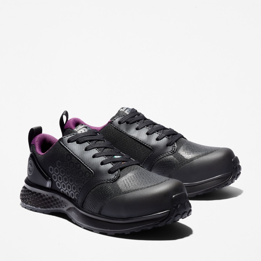 Timberland Ireland Black Women's Reaxion Composite Toe Work Sneaker