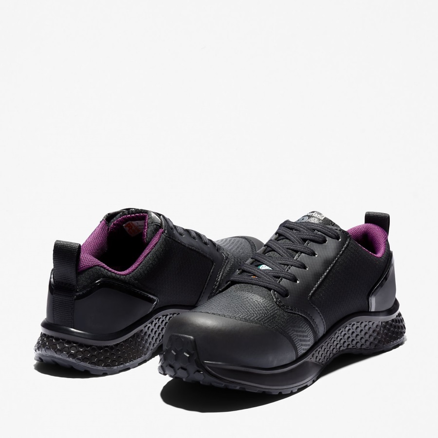 Timberland Ireland Black Women's Reaxion Composite Toe Work Sneaker