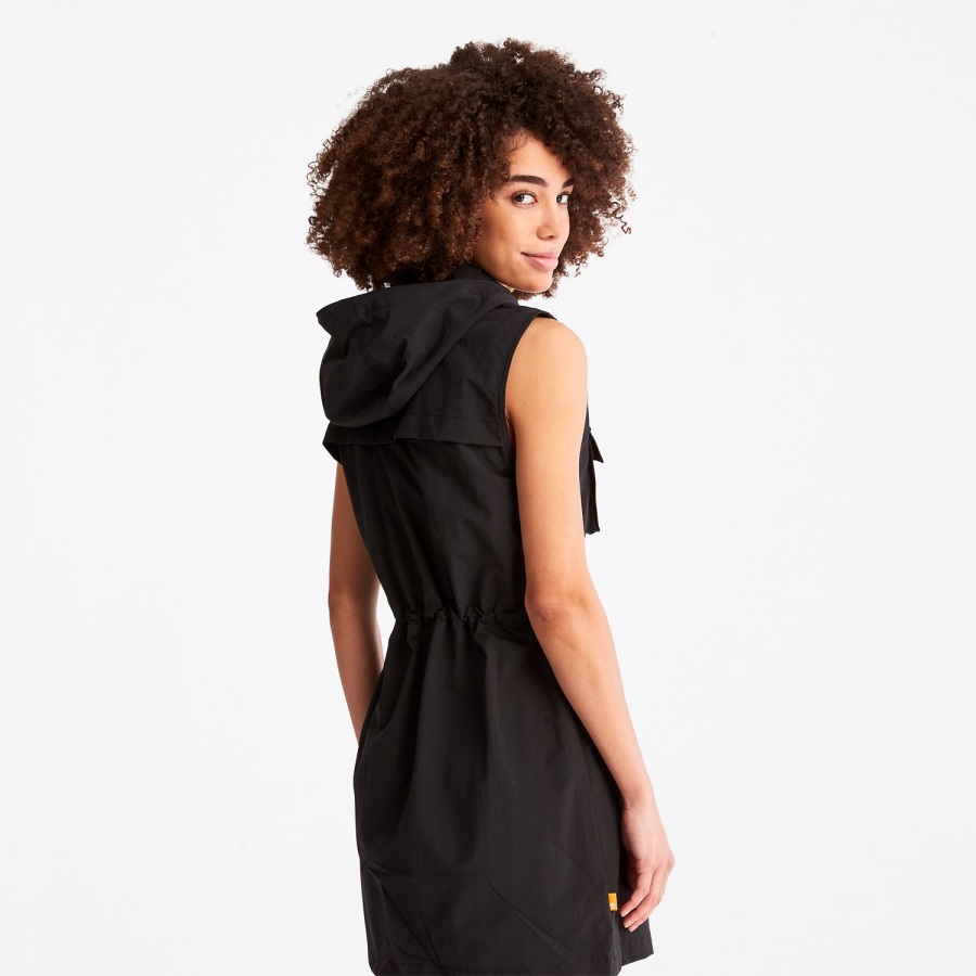 Timberland Ireland Black Women's Progressive Utility Hoodie Dress