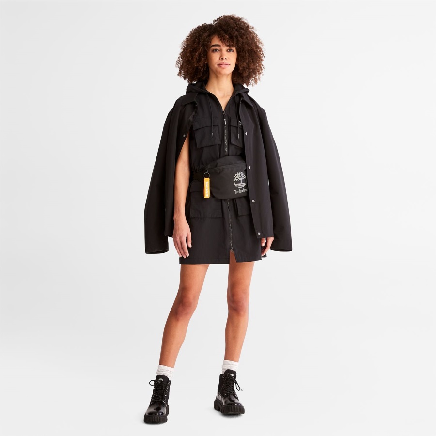 Timberland Ireland Black Women's Progressive Utility Hoodie Dress