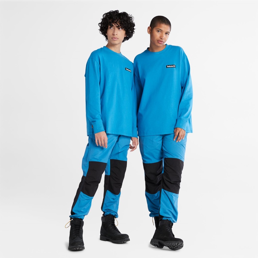 Timberland Ireland Blue Heavyweight Long-Sleeve T-Shirt