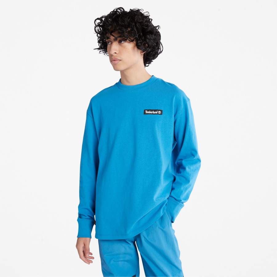 Timberland Ireland Blue Heavyweight Long-Sleeve T-Shirt