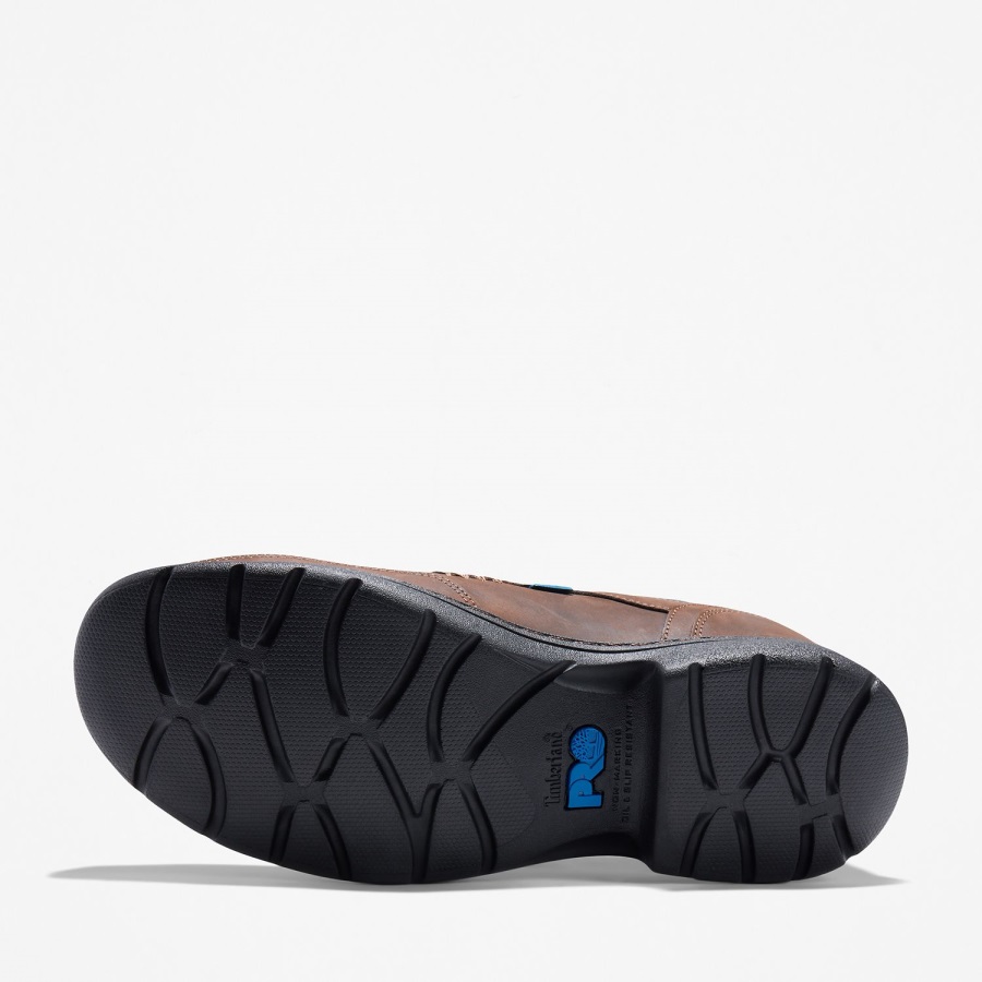 Timberland Ireland Brown Distressed Men's Branston Casual Alloy Toe Work Shoe