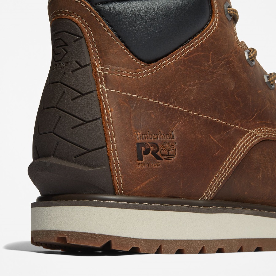 Timberland Ireland Brown Full-Grain Men's Irvine 6 Work Boot