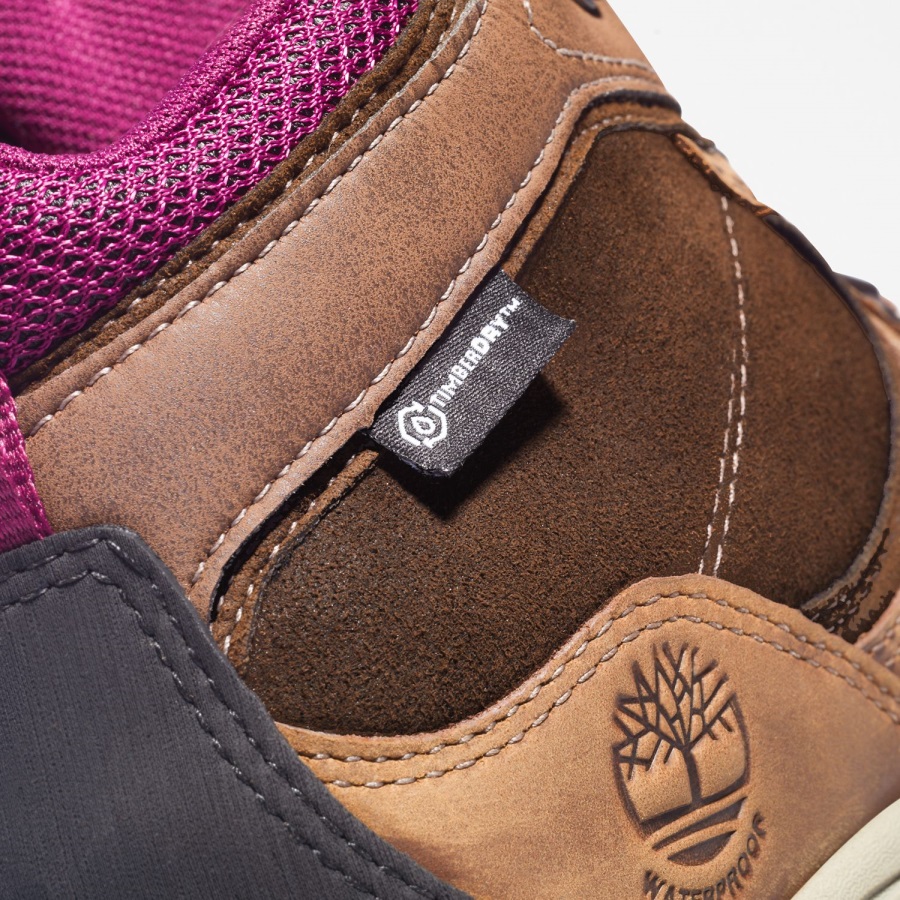 Timberland Ireland Brown Full-Grain Women's Mt Maddsen Waterproof Hiking Boots