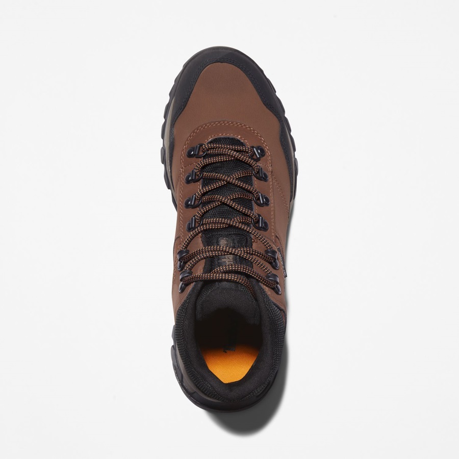 Timberland Ireland Brown Leather Men's Lincoln Peak Waterproof Hiking Boots