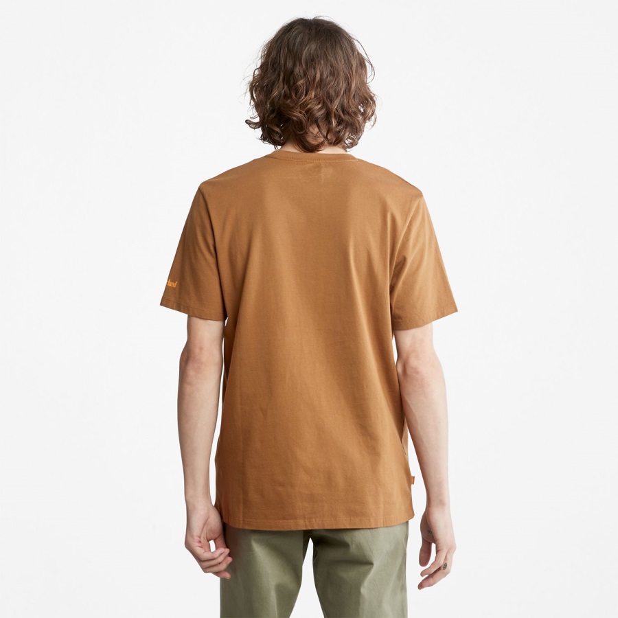 Timberland Ireland Brown Men's Boot-Logo T-Shirt