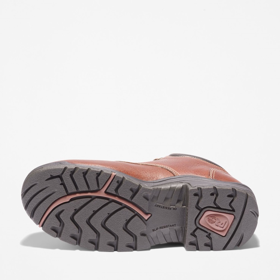 Timberland Ireland Brown Oiled Full-Grain Men's Titan Casual Alloy Toe Work Shoe