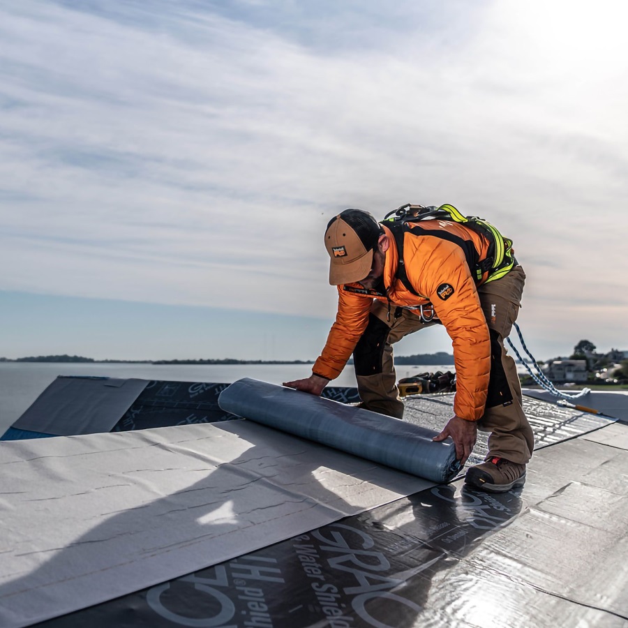 Timberland Ireland Brown/Red Men's Trailwind Waterproof Comp-Toe Work Boots