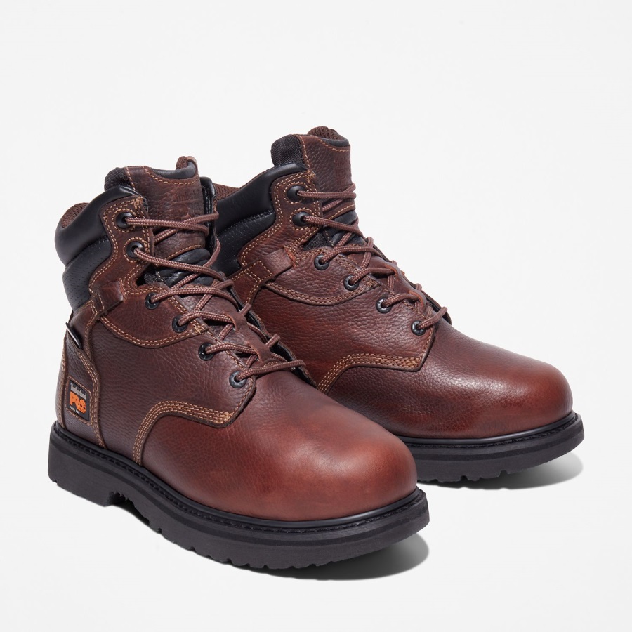 Timberland Ireland Burgundy Oiled Full-Grain Men's Met Guard Steel Toe Work Boot