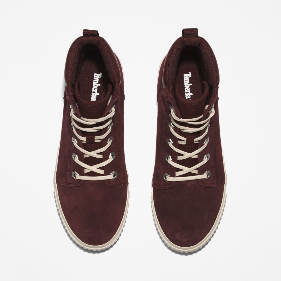 Timberland Ireland Burgundy Suede Women's Skyla Bay 6-Inch Boots