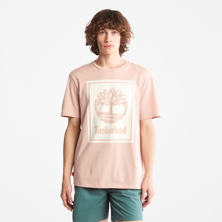 Timberland Ireland Cameo Rose/White Logo T-Shirt