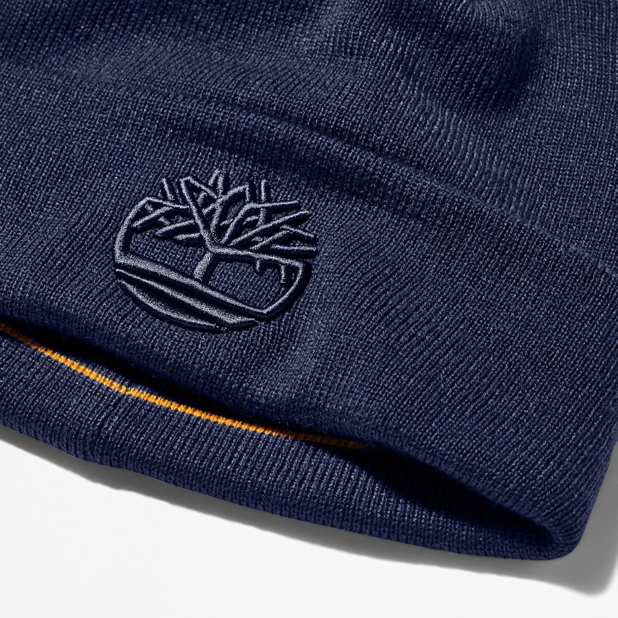 Timberland Ireland Dark Blue Newington Embroidered Beanie