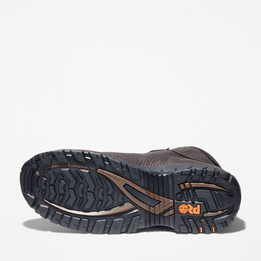 Timberland Ireland Dark Brown Full-Grain Men's Titan Alloy Toe Waterproof Work Boot