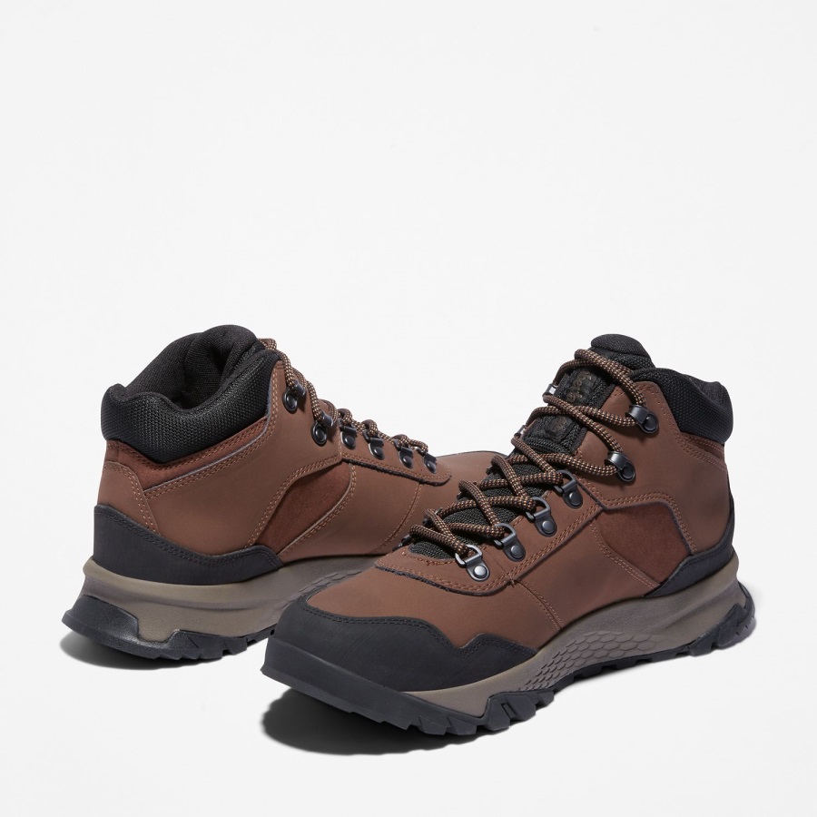 Timberland Ireland Dark Brown Leather Men's Lincoln Peak Waterproof Hiking Boots