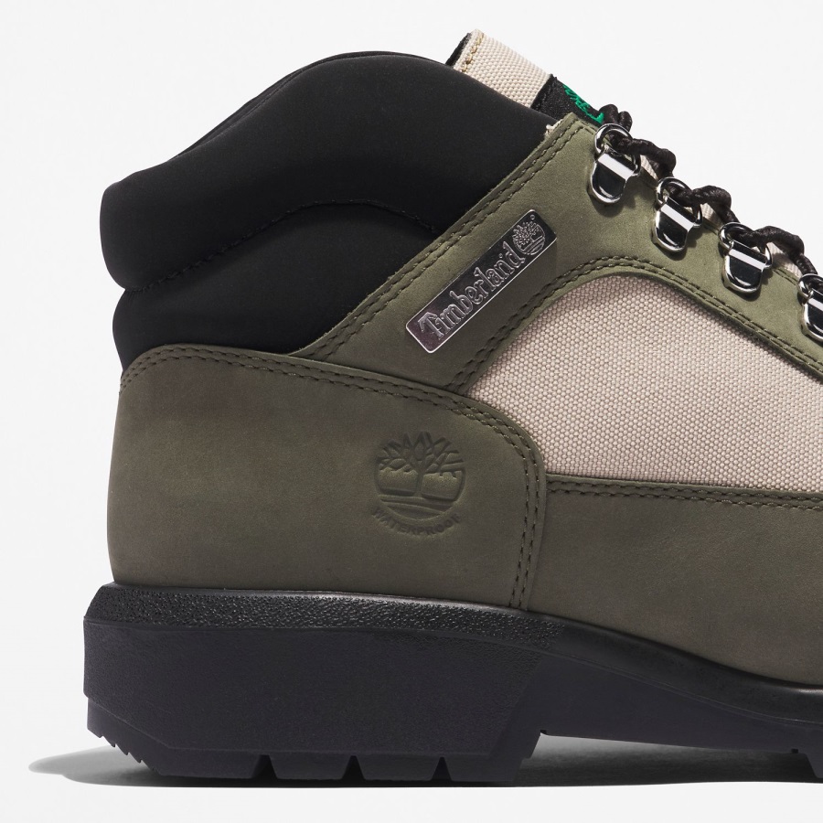 Timberland Ireland Dark Green Nubuck Men's Waterproof Field Boots