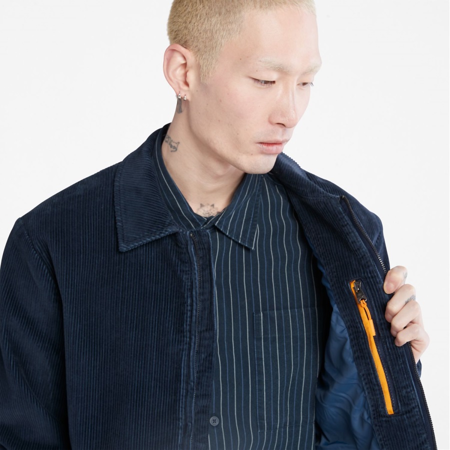Timberland Ireland Dark Navy Men's Corduroy Chore Jacket