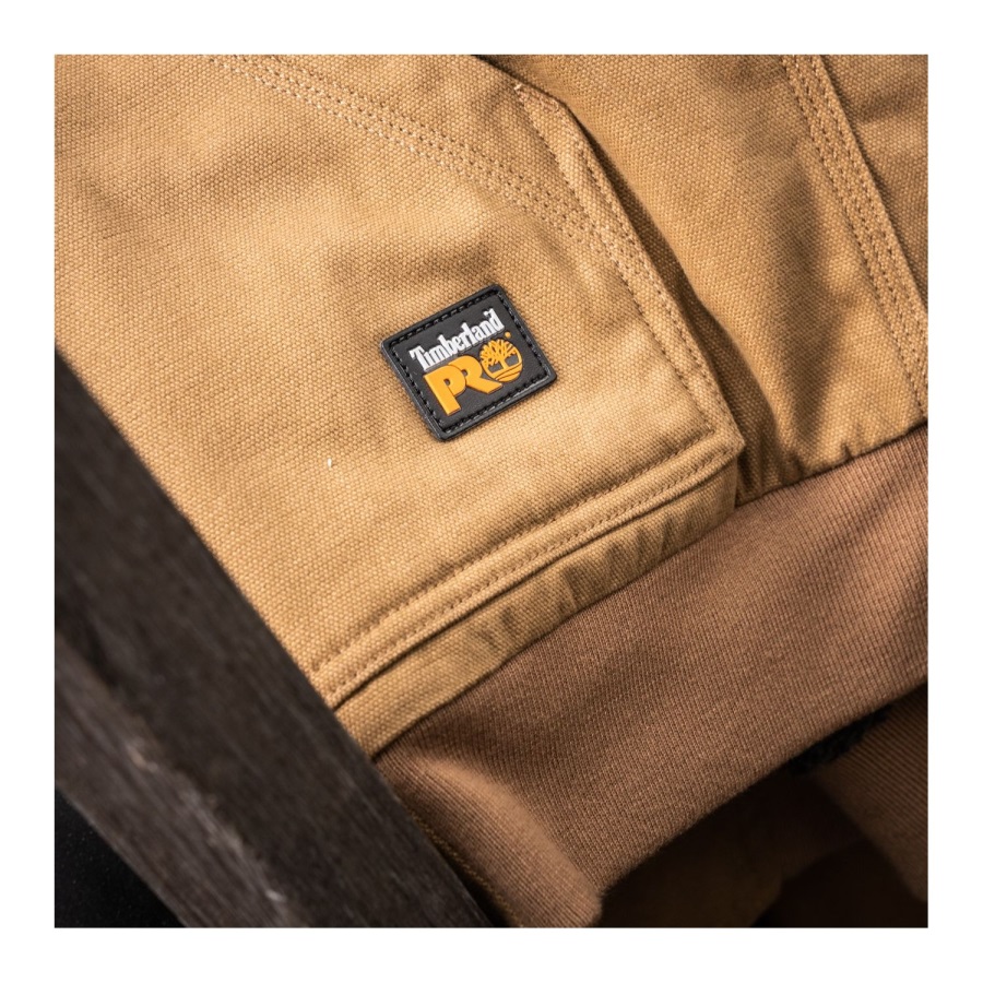 Timberland Ireland Dark Wheat Men's Gritman Lined Hooded Canvas Jacket