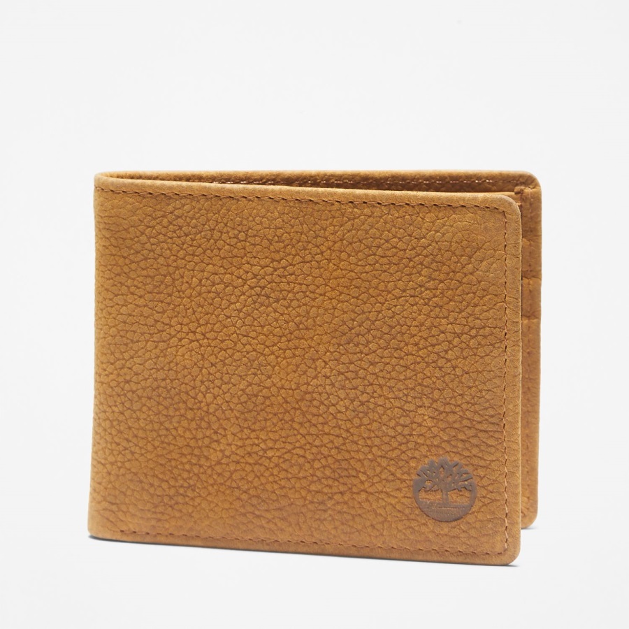 Timberland Ireland Dark Wheat Men's Regenerative Leather Passcase