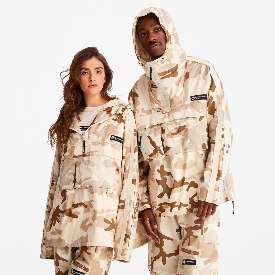 Timberland Ireland Earthkeepers By Raeburn Packable Camo-Print Anorak House Camo Print